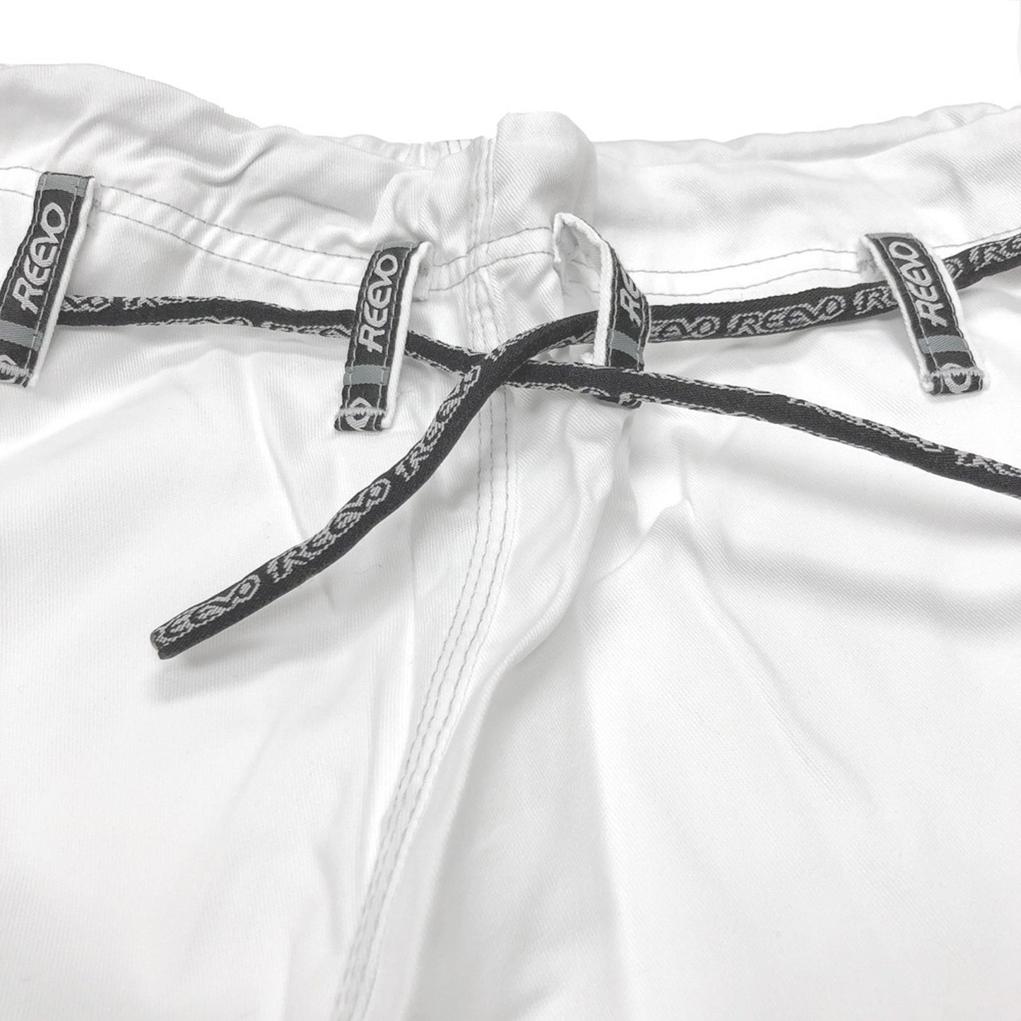 Reevo Guard Ultralight BJJ Gi for Adults and Kids with White Belt - White