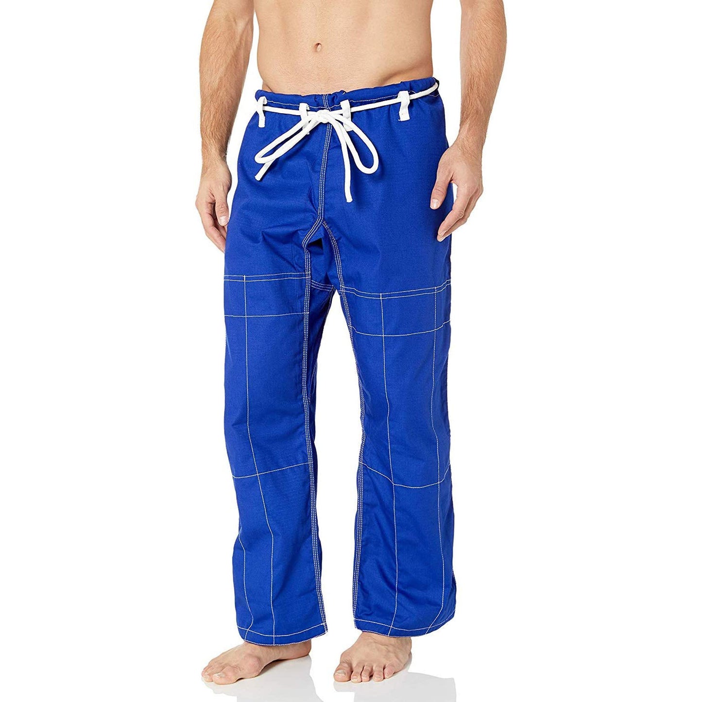 Reevo Guard Ultralight BJJ Gi for Adults and Kids with White Belt - Blue