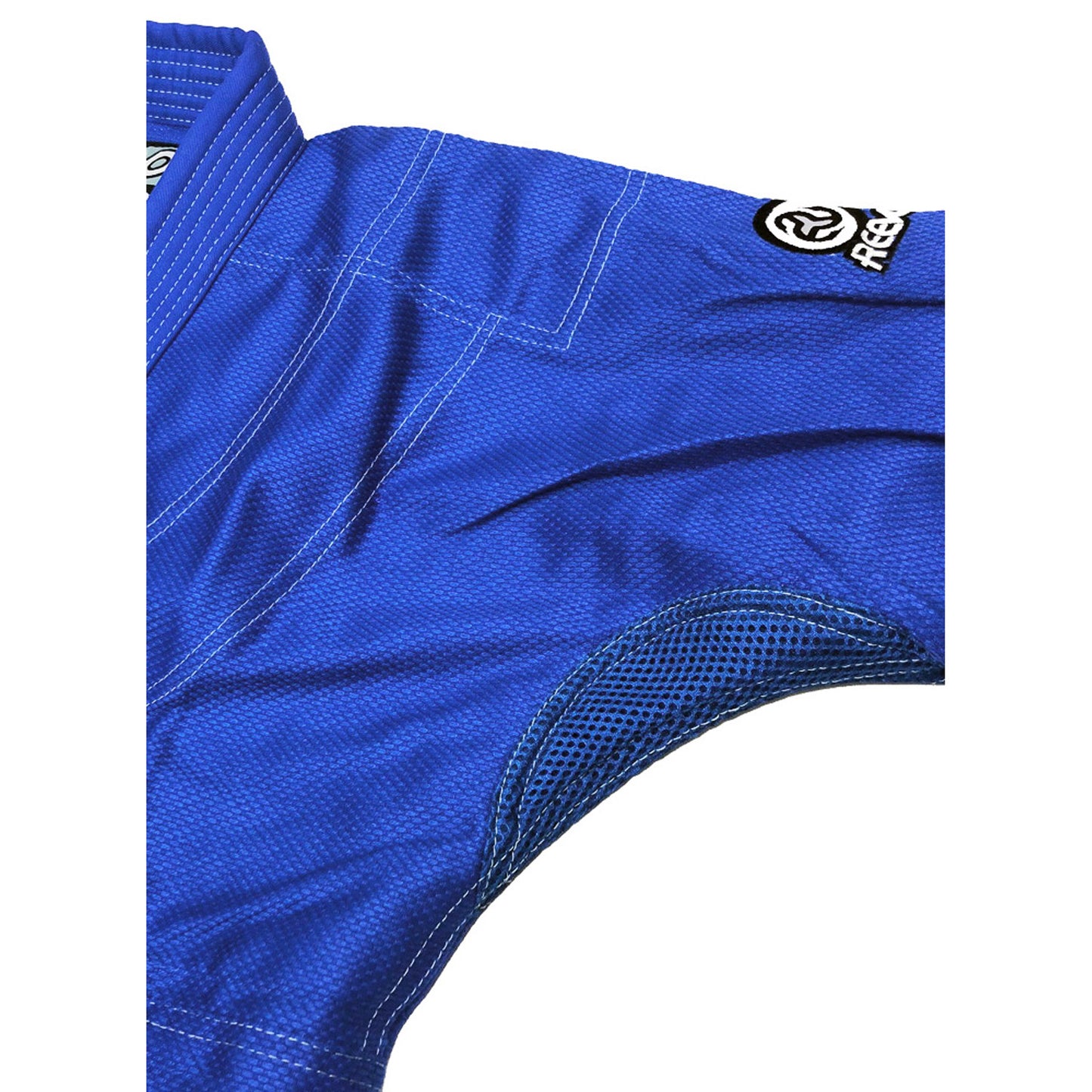 Reevo Guard Ultralight BJJ Gi for Adults and Kids with White Belt - Blue