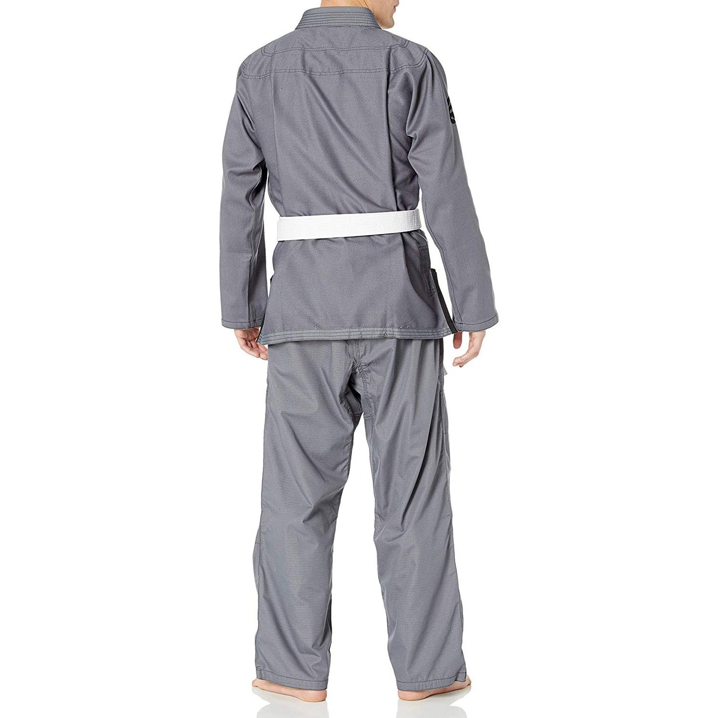 Reevo Guard Ultralight BJJ Gi for Adults and Kids with White Belt - Grey