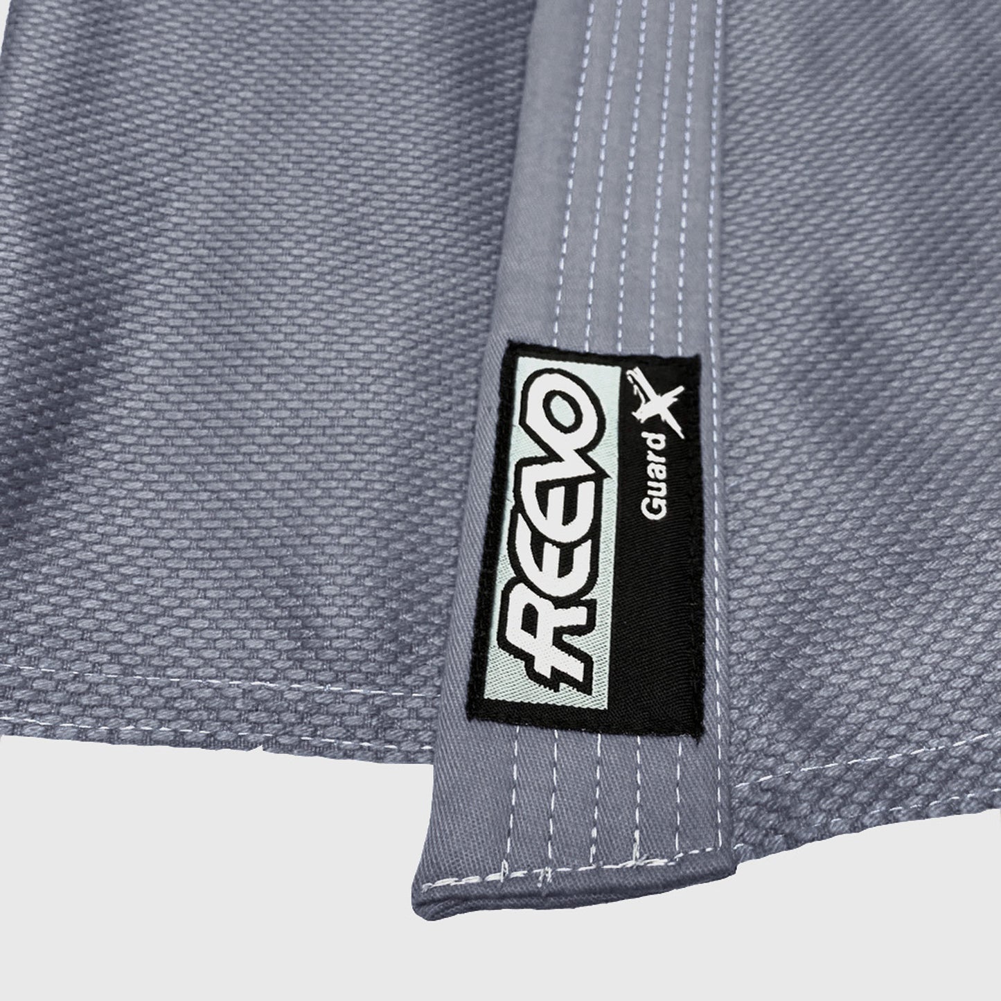 Reevo Guard Ultralight BJJ Gi for Adults and Kids with White Belt - Grey