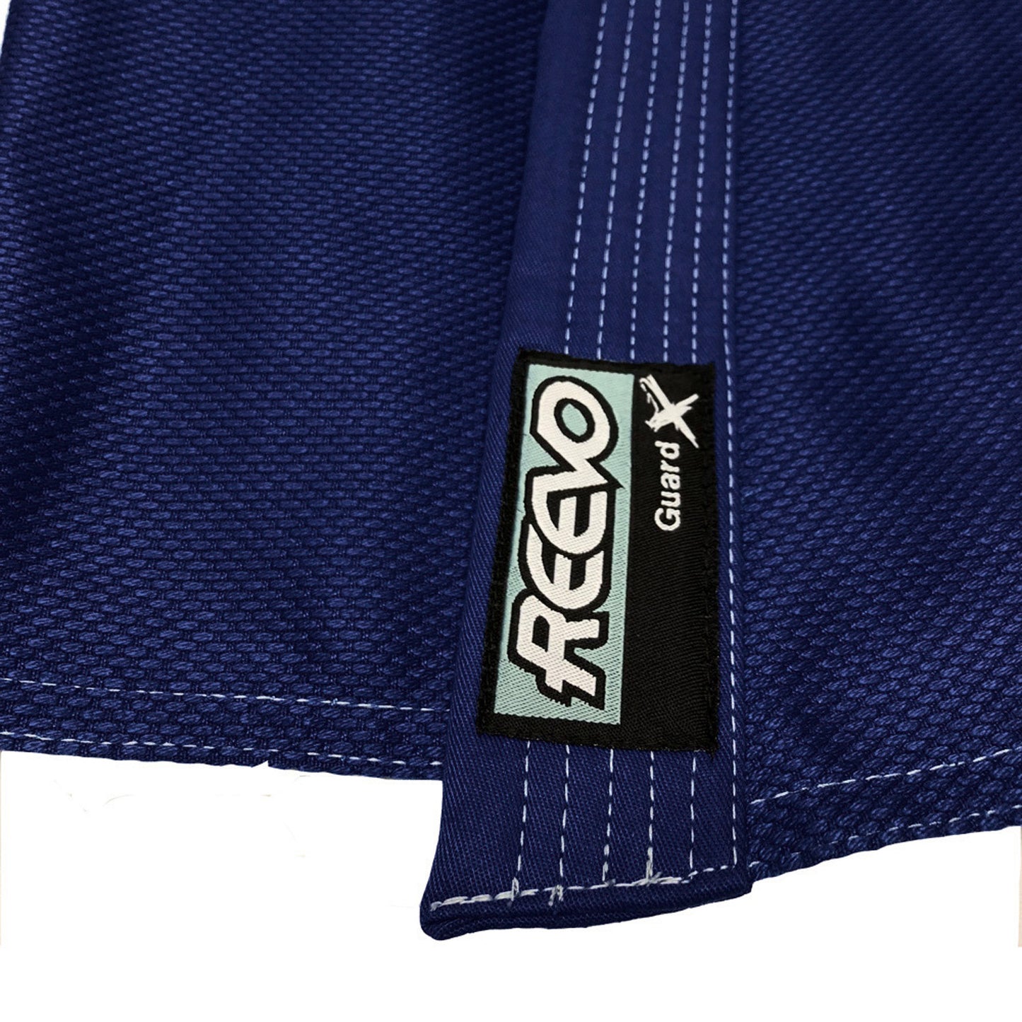 Reevo Guard Ultralight BJJ Gi for Adults and Kids with White Belt - Navy Blue