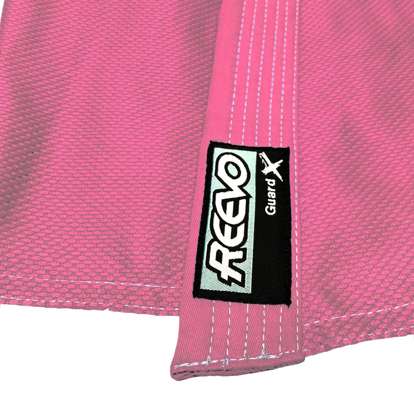 Reevo Guard Ultralight BJJ Gi for Adults and Kids with White Belt - Pink