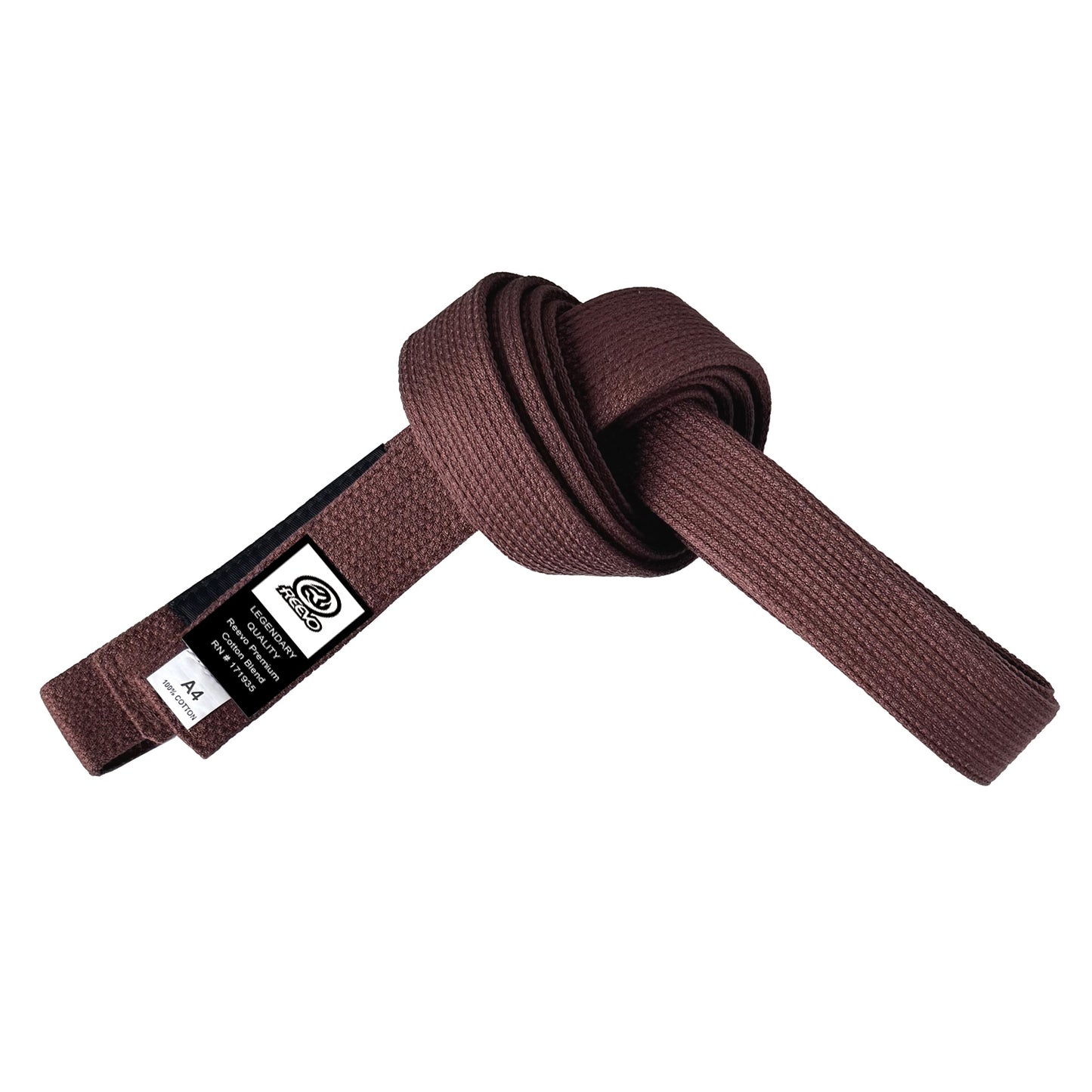 REEVO BJJ Belts - Premium Cotton, IBJJF Compliant, Brazilian Jiu Jitsu Belt